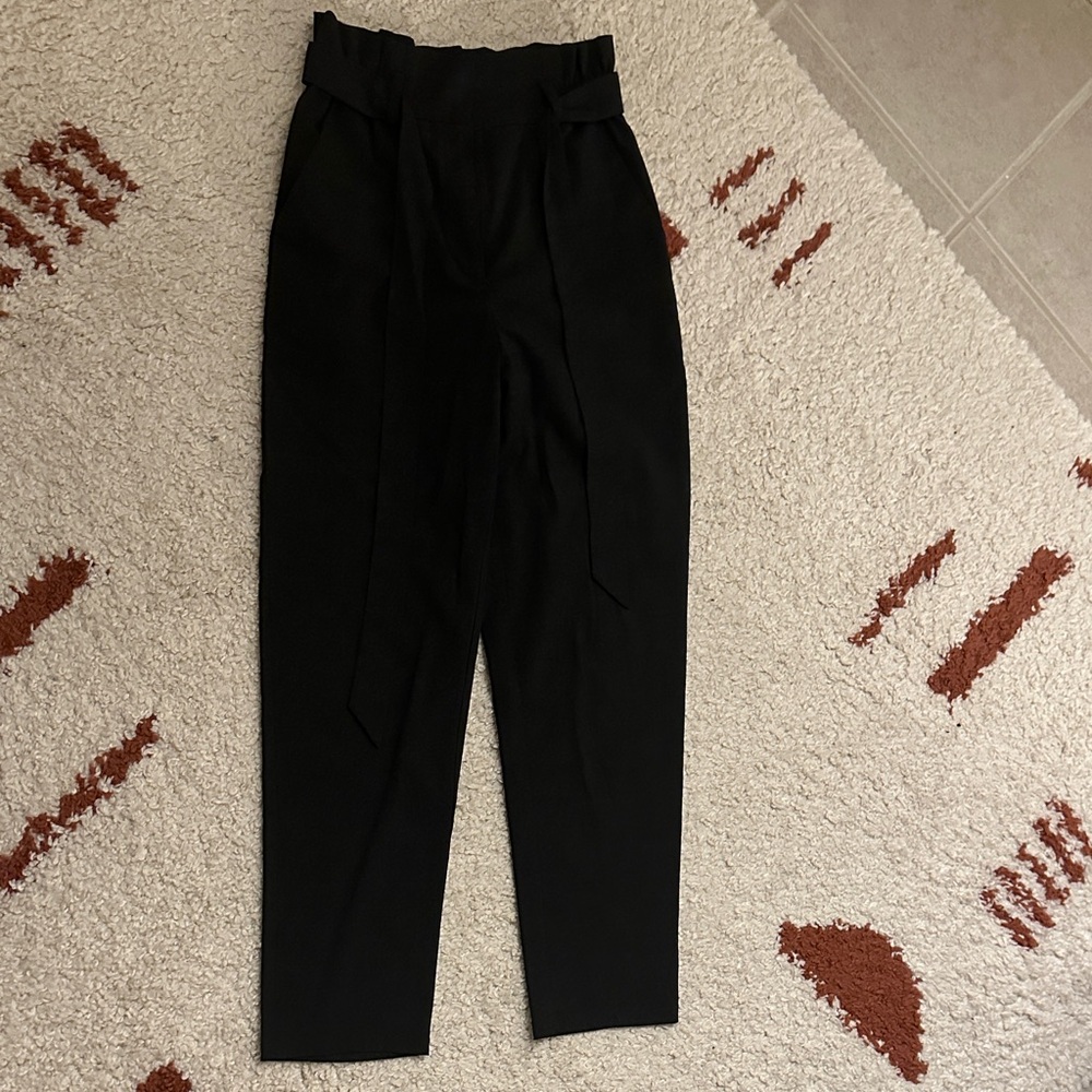 H&M Black High-Waisted Trousers